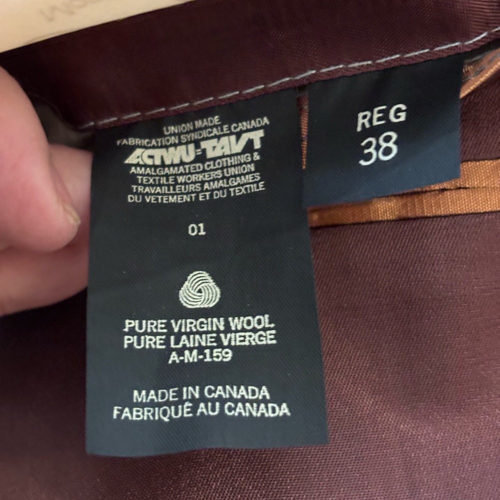 YVES ST. German Vintage Virgin Wool Union Made Blazer - Picture 8 of 8